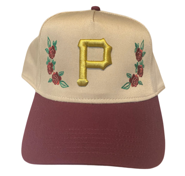 Gold/Maroon P Hat